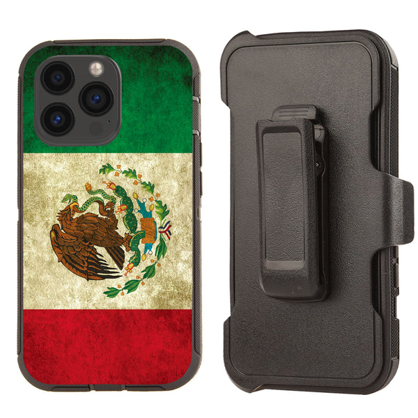 Shockproof Case for Apple iPhone 14 Pro Mexico Flag