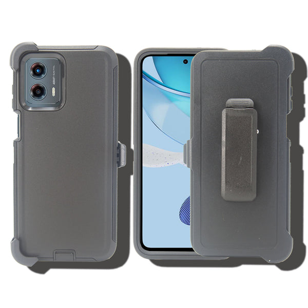 Shockproof Case for Motorola Moto G 5G (2023) Snap on Cover Clip Rugged Heavy