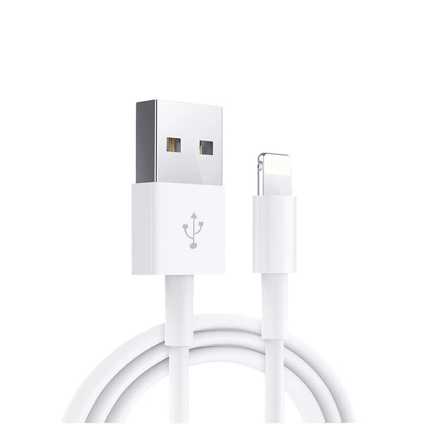6 ft 8 Pin Lightening Cable Data Sync Charger Cord for iPhone IOS White