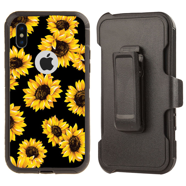 Shockproof Case for Apple iPhone X/XS Sunflower