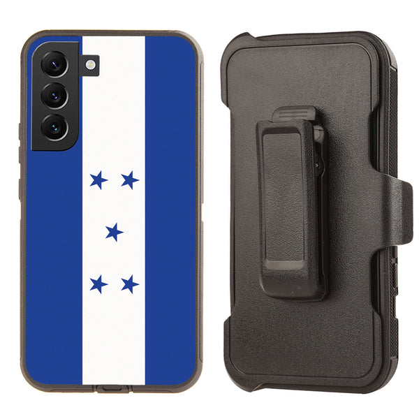 Shockproof Case for Samsung Galaxy S23 Cover Clip Honduras Flag