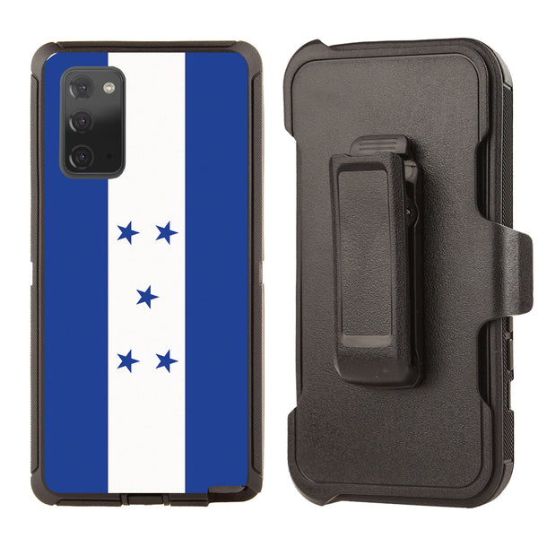 Shockproof Case for Samsung Galaxy Note 20 Cover Clip Honduras Flag