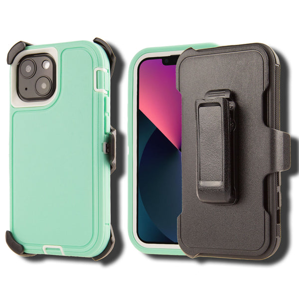 Shockproof Case for Apple iPhone 13 Mini 5.4" Mint Cover Clip Rugged Heavy Duty