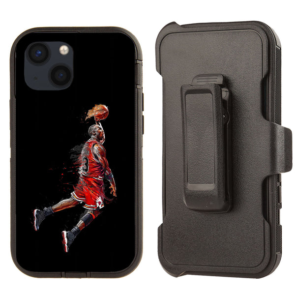 Shockproof Case for Apple iPhone 13 Basketball