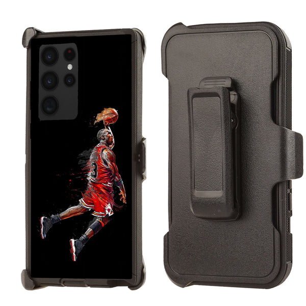 Shockproof Case for Samsung Galaxy S23 Ultra with Clip Jordan
