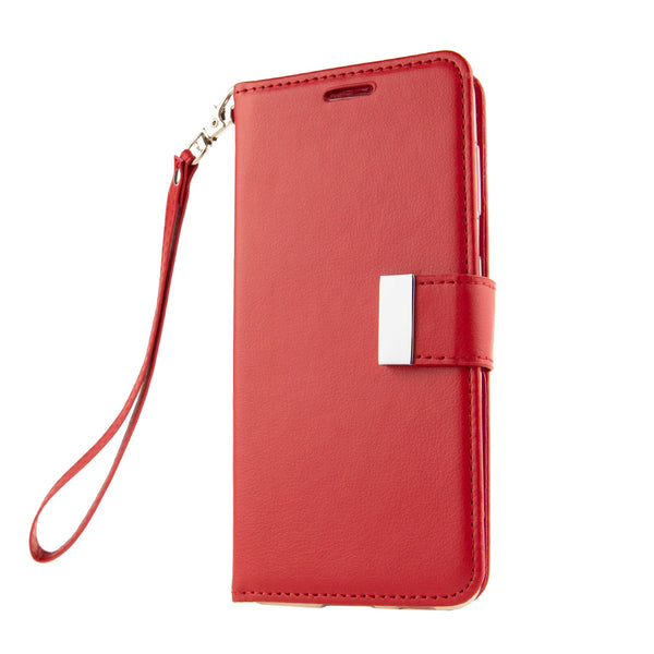 Premium Synthetic Leather Wallet Case for Samsung Galaxy S21 With Extra Credit Card Holder Stand