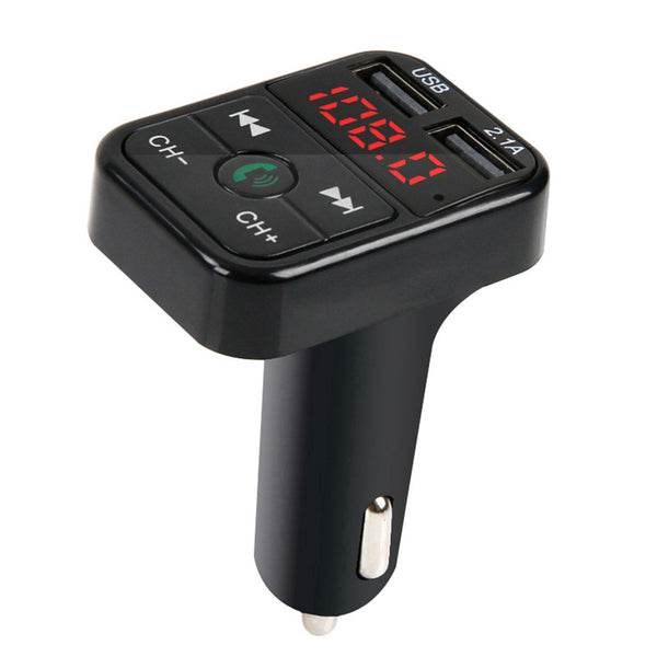 B2 Car Kit Handsfree Wireless Bluetooth FM Transmitter LCD MP3 Player USB Charger 2.1A