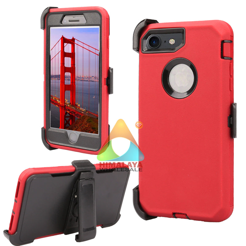 Shockproof Case for Apple iPhone 7 8 Cover Clip Rugged