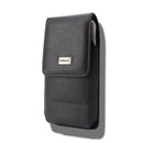 CellStory Leather Pouch Holster Vertical Magnetic Closure Belt Clip Loop Card Slot 7.0"