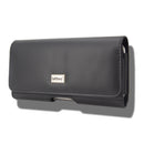 CellStory Leather Pouch Holster Horizontal Magnetic Closure Belt Clip Loop Card Slot 6.4"