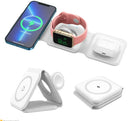 Travel Charger for Multi Devices Foldable 3 in 1 Wireless Charging