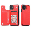 For Apple iPhone 14 Pro Max/15 Pro Max (6.7") Wallet Card Case Magnetic Light Weight Stand-Red