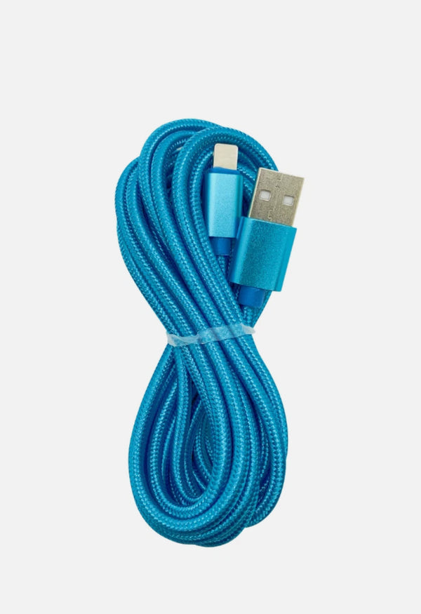 10 Feet Lightening Cable Nylon Braided Fast Charging USB Cord for iPhone