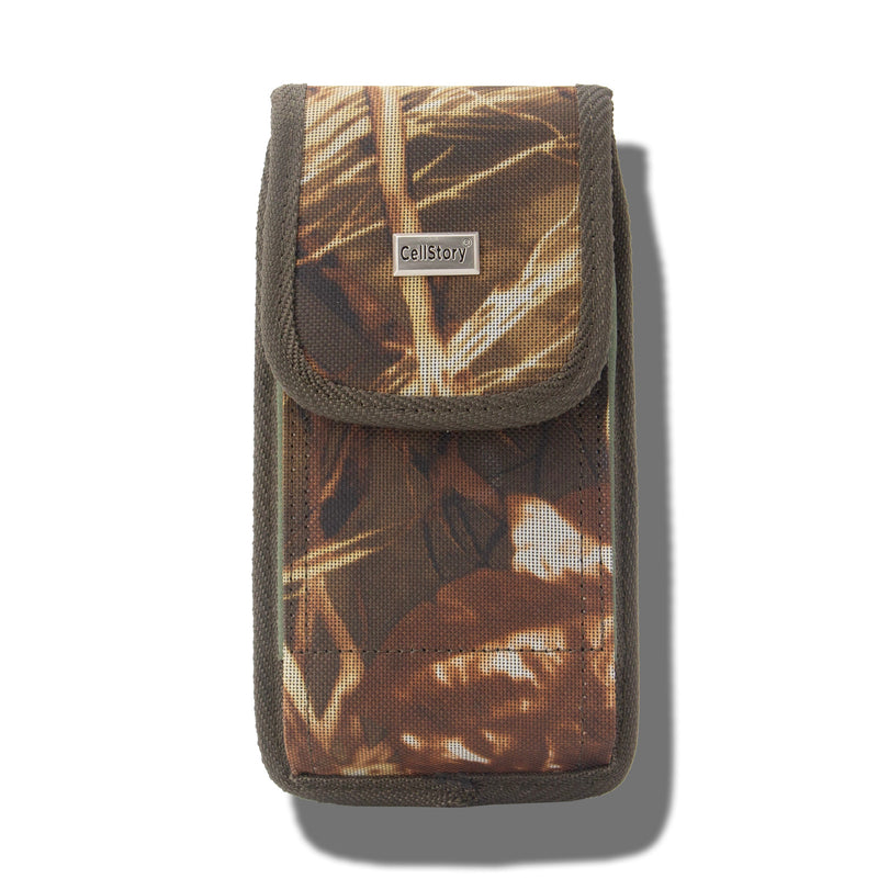 Cellstory Heavy Duty Universal Vertical Canvas Pouch Camouflage Camo Belt Loop 5.5"
