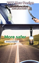 360° Adjustable Stable  Foldable Sun Visor Phone Holders 4-7 Inch Carbon Fiber