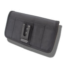 CellStory Canvas Pouch Holster Horizontal Velcro Closure Belt Clip Card Slot 6.2"/6.4"