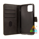 Premium Synthetic Leather Wallet Case for Apple iPhone 15 Pro Max (6.7") With Credit Card Holder Stand