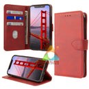 Premium Synthetic Leather Wallet Case for Apple iPhone 15 Pro (6.1") With Credit Card Holder Stand