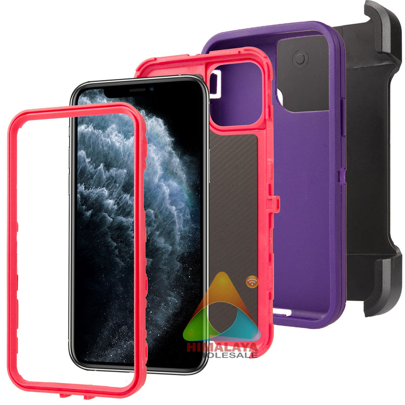 Shockproof Case for Apple iPhone 15 (6.1") Clip Rugged Heavy Duty