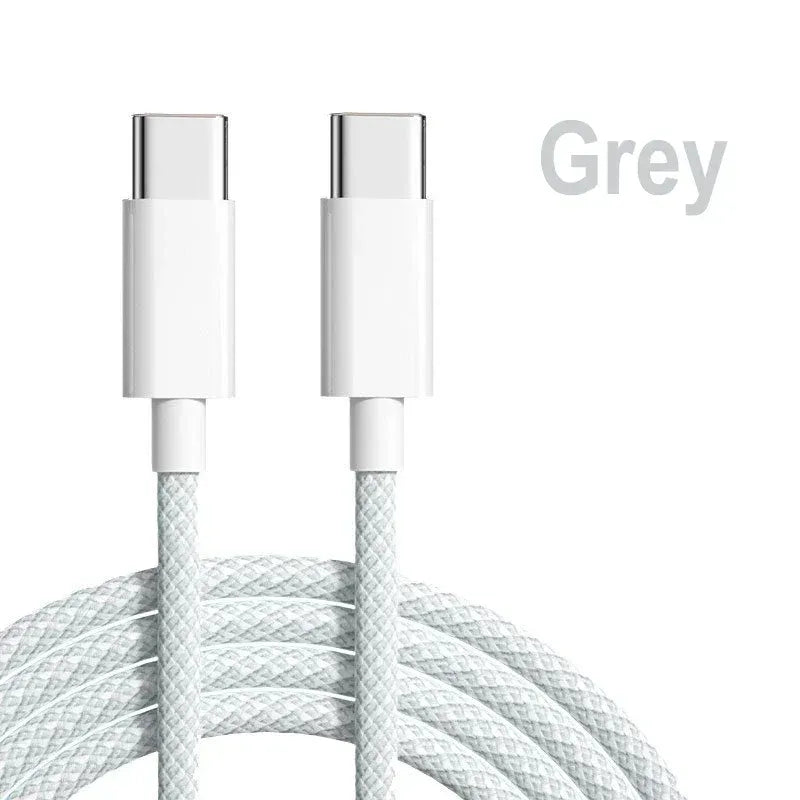 3ft 60W PD Fast Charging USB-C Original Cable For iPhone 15 Pro Max Type C-C