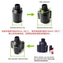 Universal Cell Phone Car Mount 2 Cup Mug Holders
