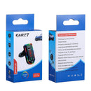 F7 Car bluetooth chargers FM transmitter Wireless Handsfree Audio Receiver kit TF card MP3 player 3.1A Dual USB PD Colorful LED Backlight