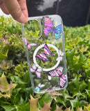 CD47-PNK: Printed Clear Magnetic Magsafe Case "CD47-PNK"