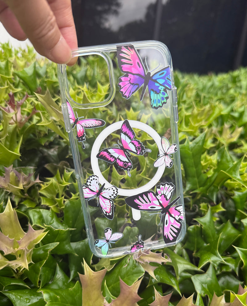 CD47-PNK: Printed Clear Magnetic Magsafe Case "CD47-PNK"