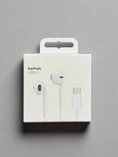 Wired Stereo Hands Free in-ear Earphone Headset With Type C White