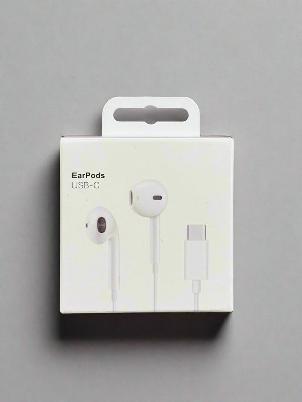 Wired Stereo Hands Free in-ear Earphone Headset With Type C White
