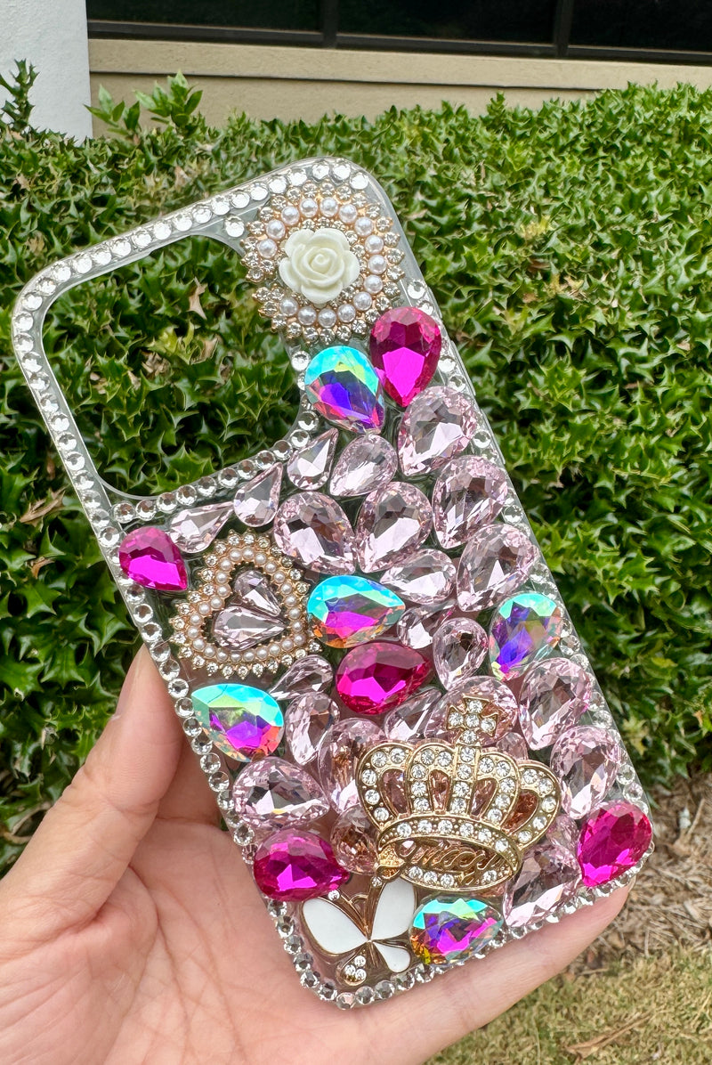 Luxury Diamond Bling Sparkly Glitter Case For Apple iPhone 15 Pro