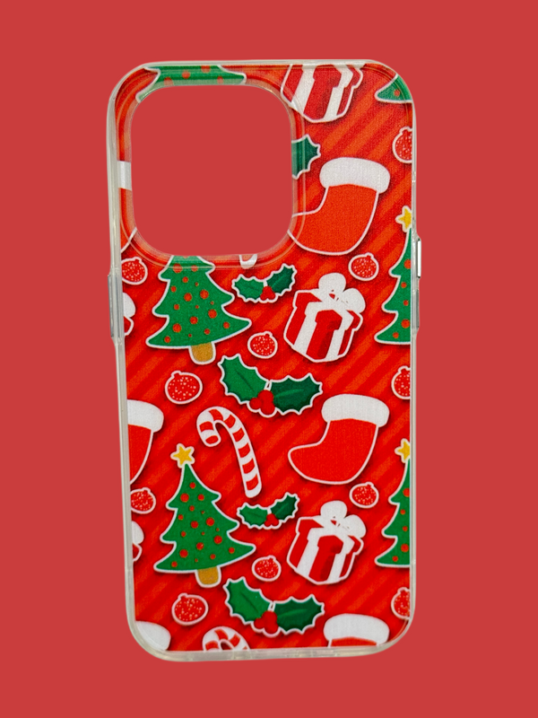 Printed  Hard Acrylic Case Cover for Apple iphone 15 Pro Christmas