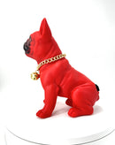 Portable Bluetooth Bulldog Speakers With Microphone Red