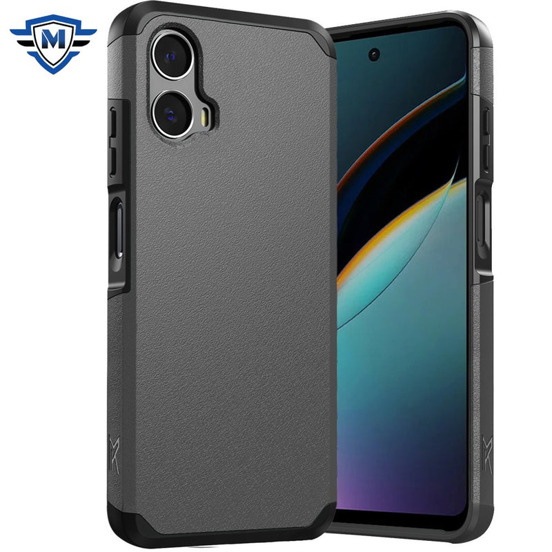 Tough Hybrid Case for Motorola Moto G 5G 2024/ G Play 5G 2024 Grey