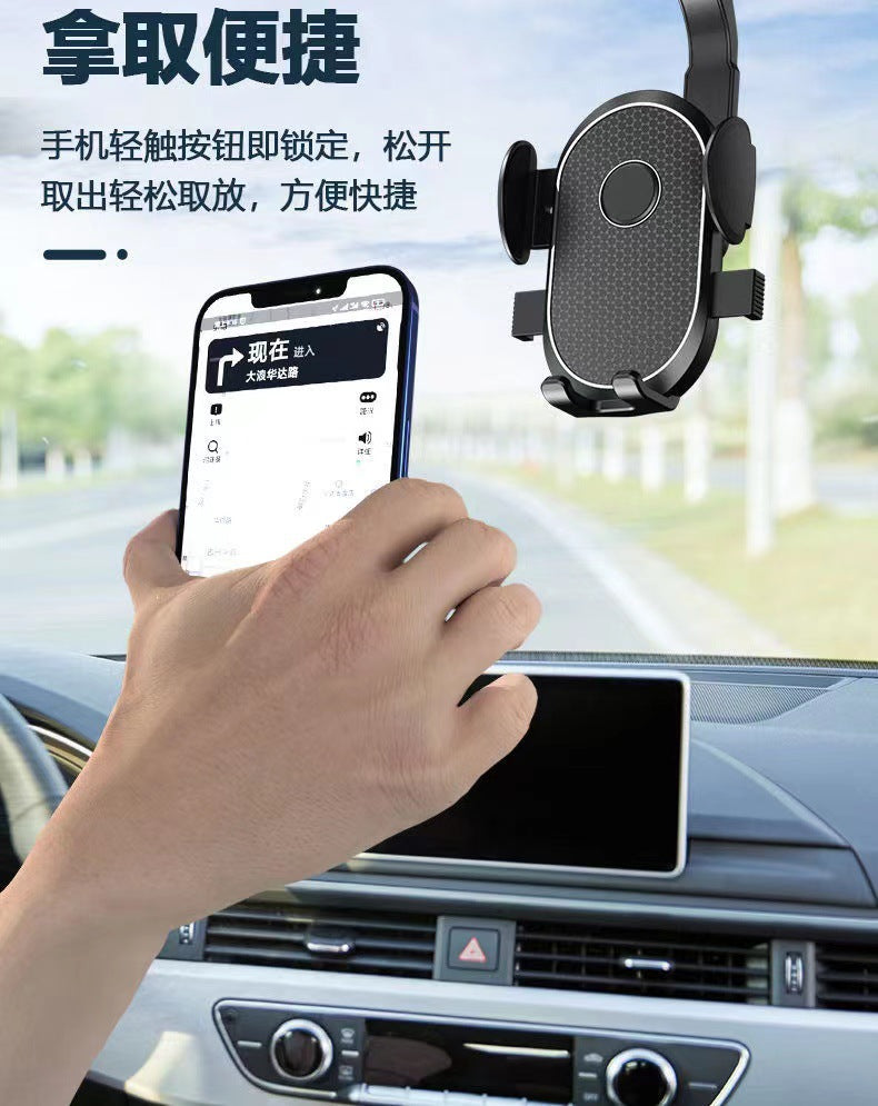 Universal Rearview Mirror Phone Holder Mounts Multi Function
