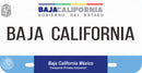 Thick Aluminum License Plate for Front of Car Truck Baja California