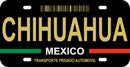 Thick Aluminum License Plate for Front of Car Truck Chihuahua