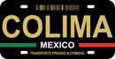 Thick Aluminum License Plate for Colima (BLK)