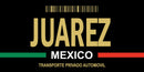 Thick Aluminum License Plate for Juarez