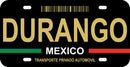 Thick Aluminum License Plate for Durango (Black)