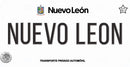 Thick Aluminum License Plate for Nuevo Leon (White)