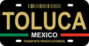 Thick Aluminum License Plate for Toluca