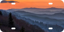 Thick Aluminum License Plate "Smoky Mountain"