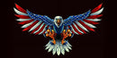 Thick Aluminum License Plate "American Eagle"