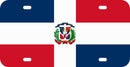 Thick Aluminum License Plate for Dominican Republic