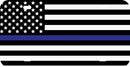 Thick Aluminum License Plate for Flag Of Police