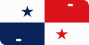 Thick Aluminum License Plate for Flag Of Panama