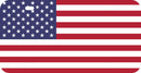 Thick Aluminum License Plate for US Flag