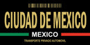 Thick Aluminum License Plate for Ciudad De Mexico