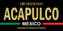 Thick Aluminum License Plate for Acapulco